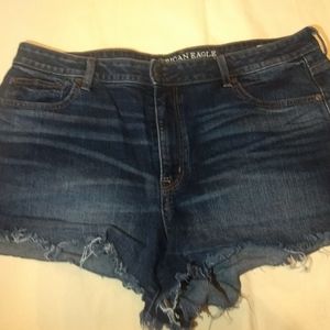 American eagle high rise shorts size 18